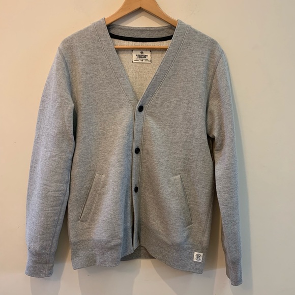 Reigning Champ Other - Reigning Champ Gray Cardigan Sweatshirt Medium